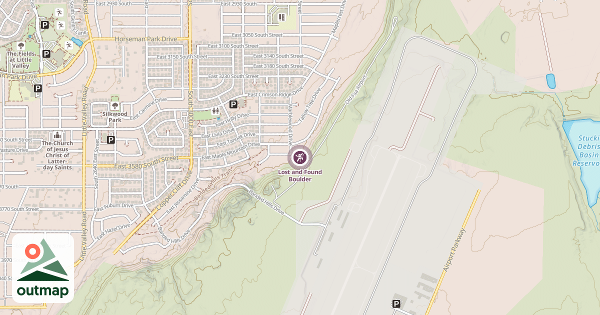 Map of Lost and Found Boulder