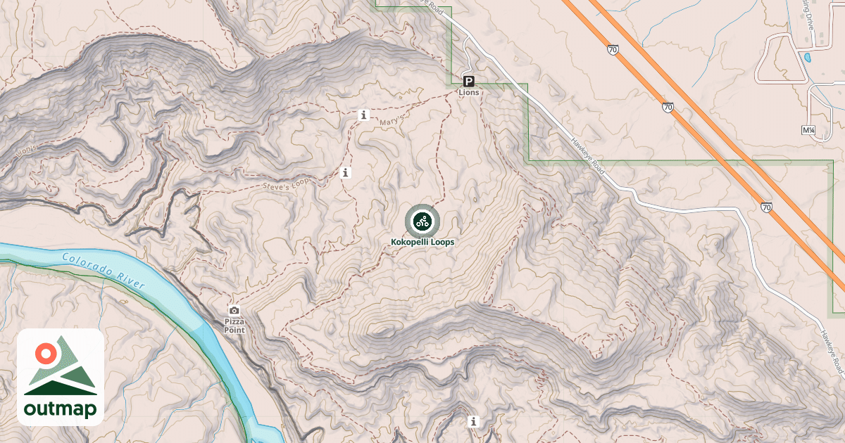 Map of Kokopelli Loops