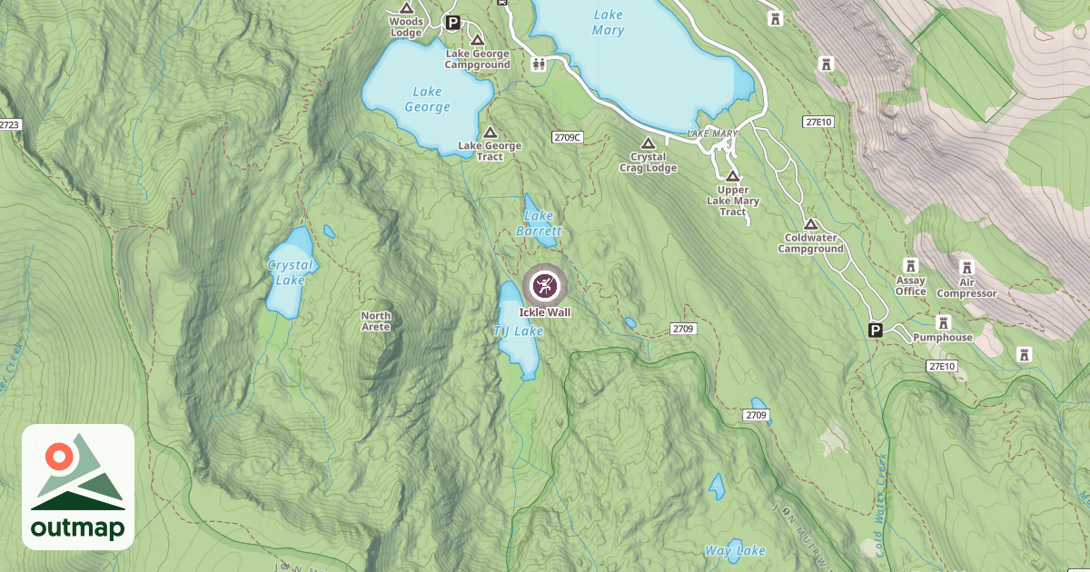 Map of Ickle Wall