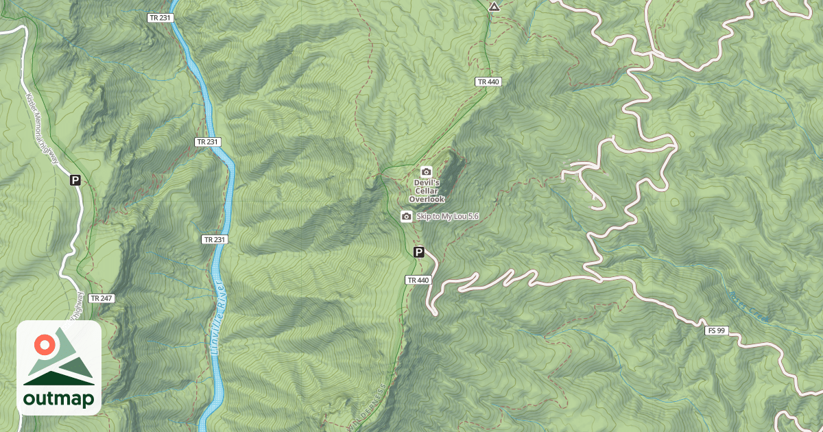 Map of Skip to My Lou