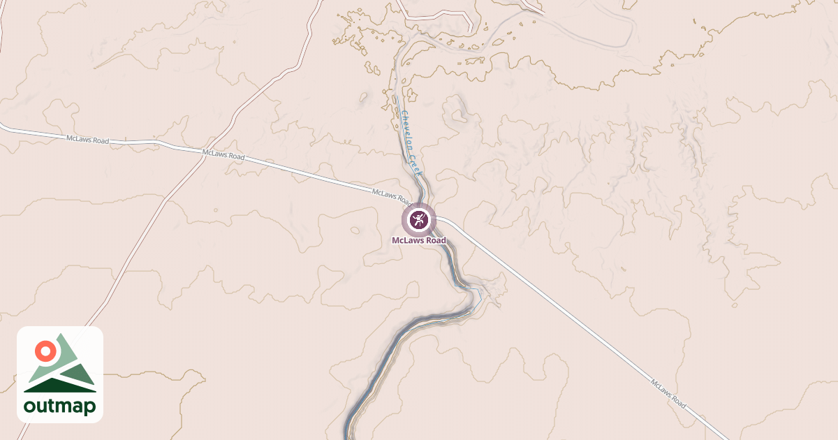 Map of McLaws Road