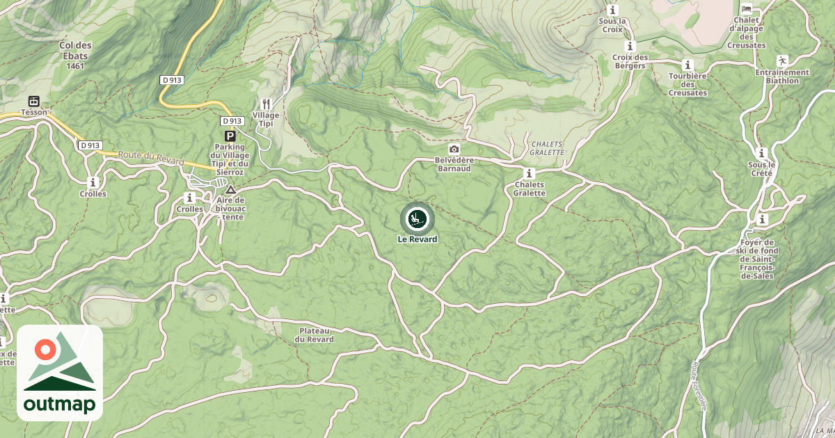 Map of Le Revard