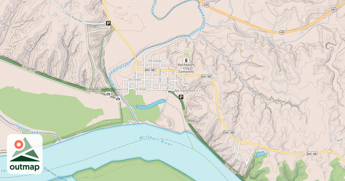 Map of Bat Hang Roof