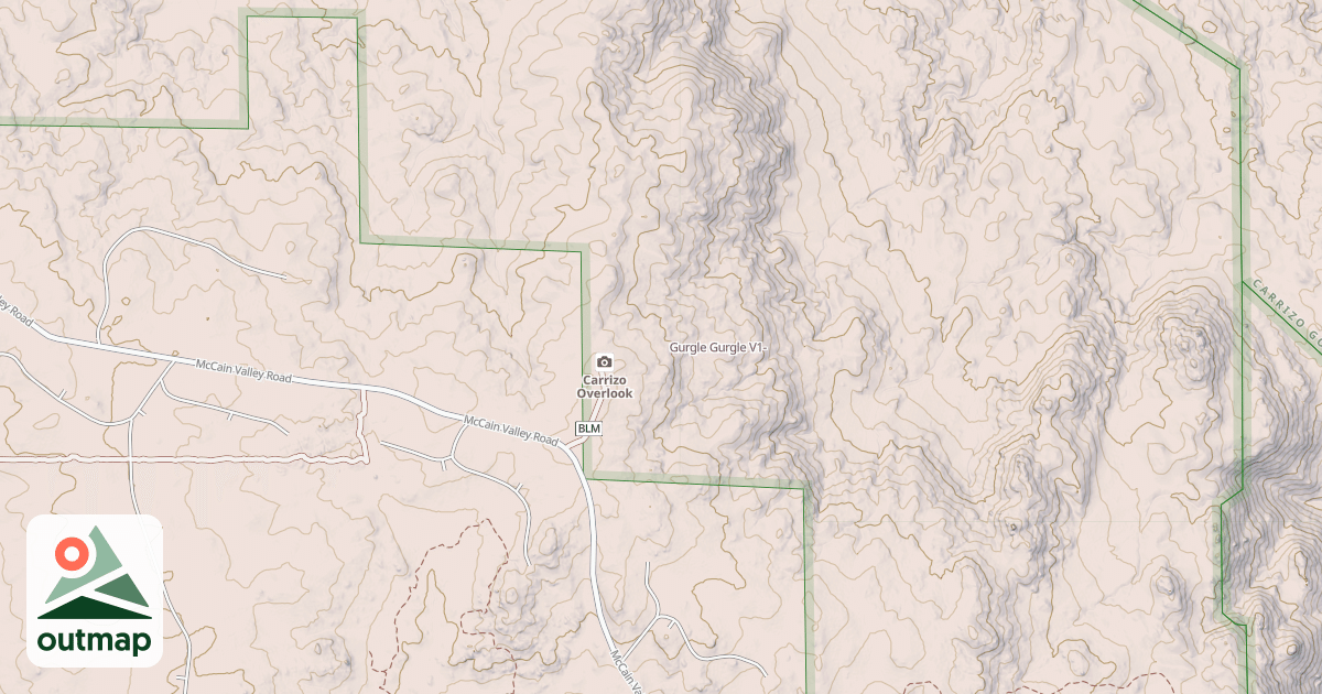 Map of Gurgle Gurgle