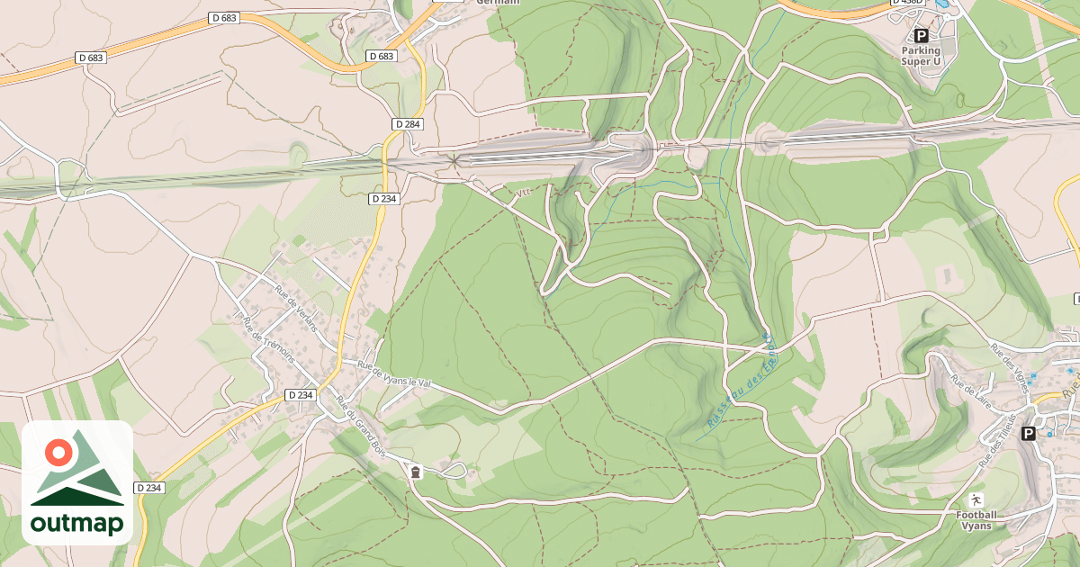 Map of Chalet Chasse
