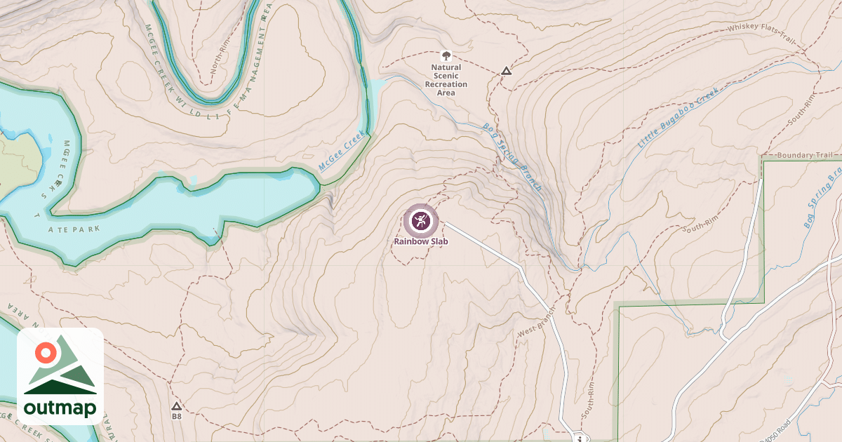 Map of Rainbow Slab