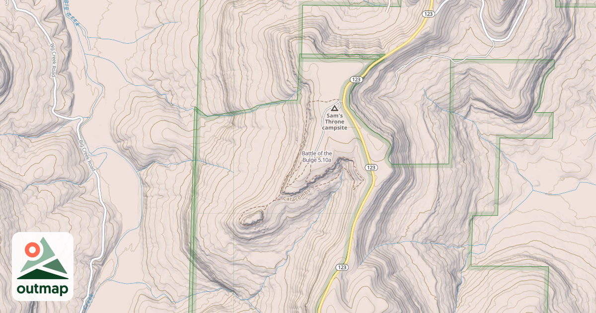 Map of Battle of the Bulge