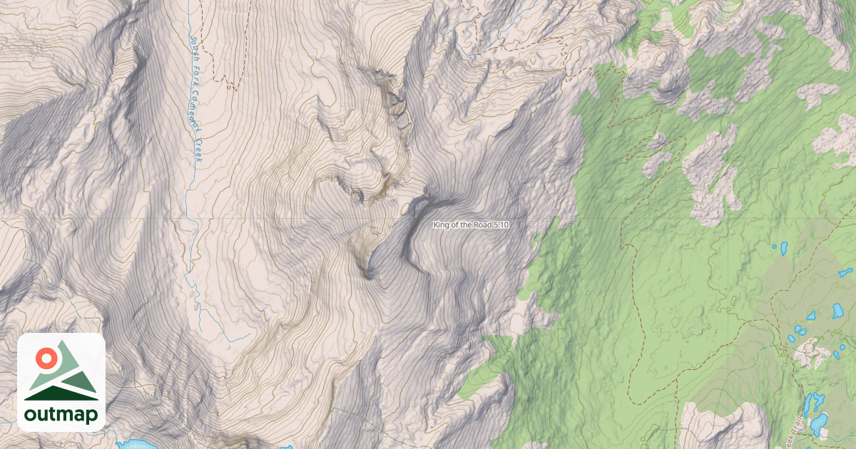 Map of King of the Road