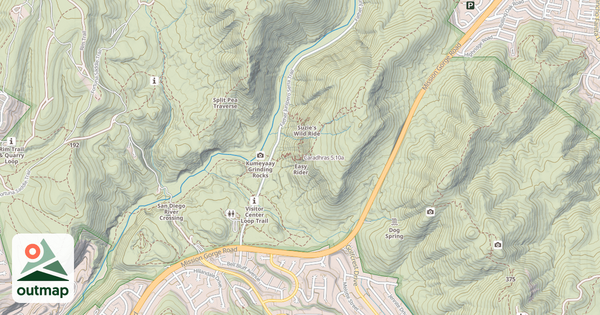 Map of Caradhras
