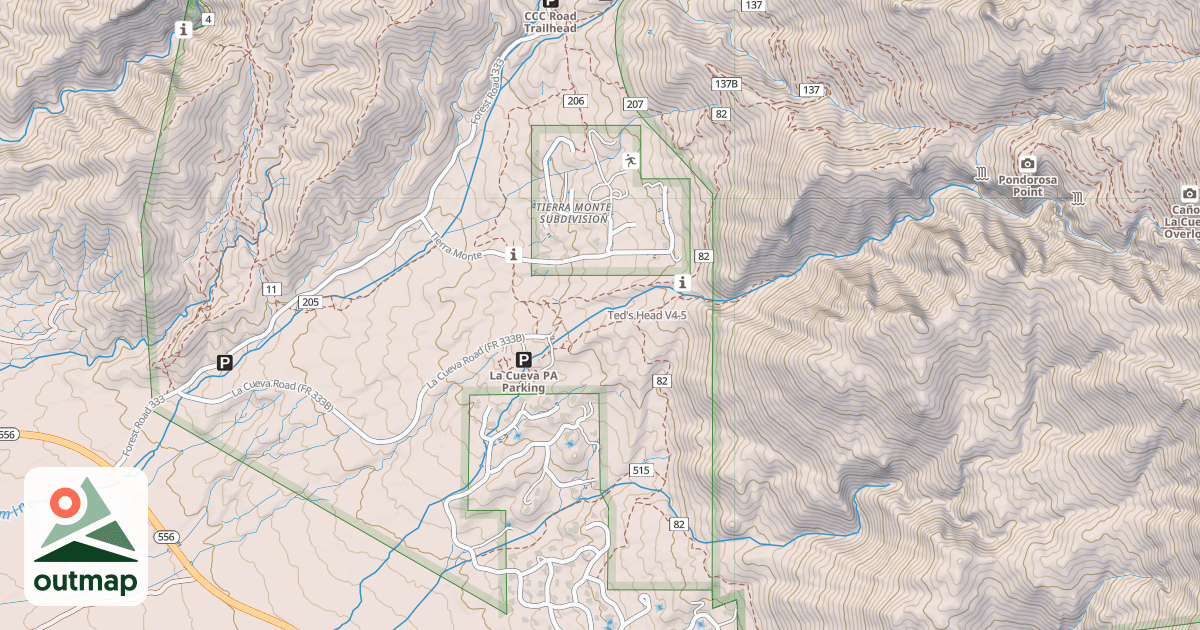 Map of Ted's Head