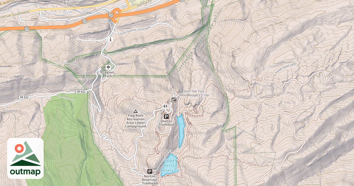Map of Don't Eat Your WoodBoogers