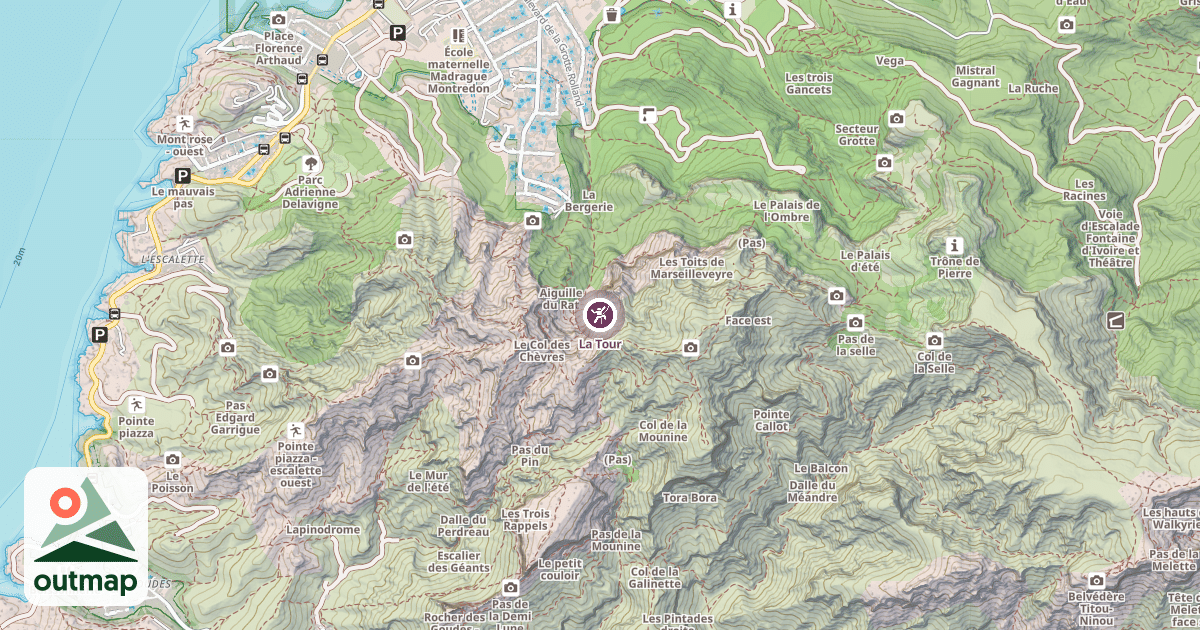 Map of La Tour