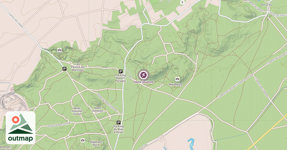 Map of Dame Jouanne