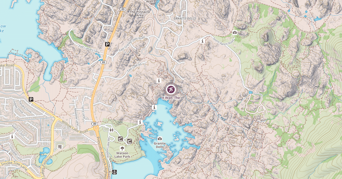 Map preview of X Wall, The