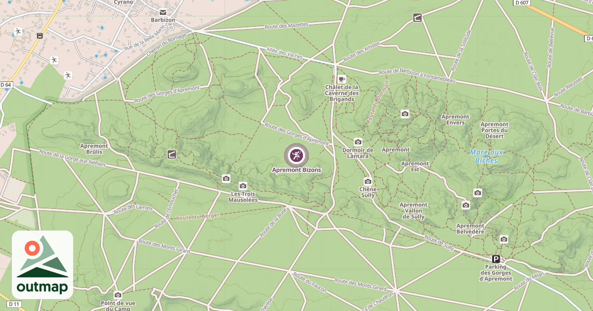 Map of Apremont Bizons