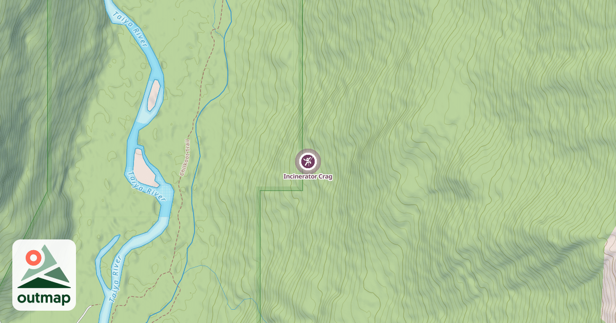 Map of Incinerator Crag