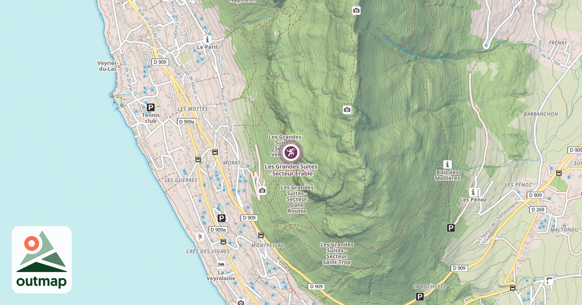 Map of Les Grandes Suites - Secteur Erable