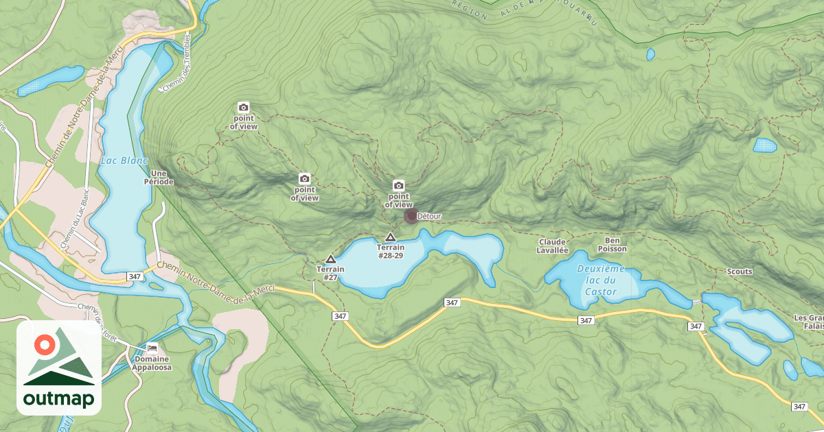 Map of Détour