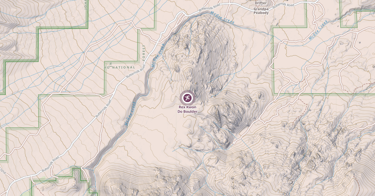 Map preview of Rex Kwon Do Boulder
