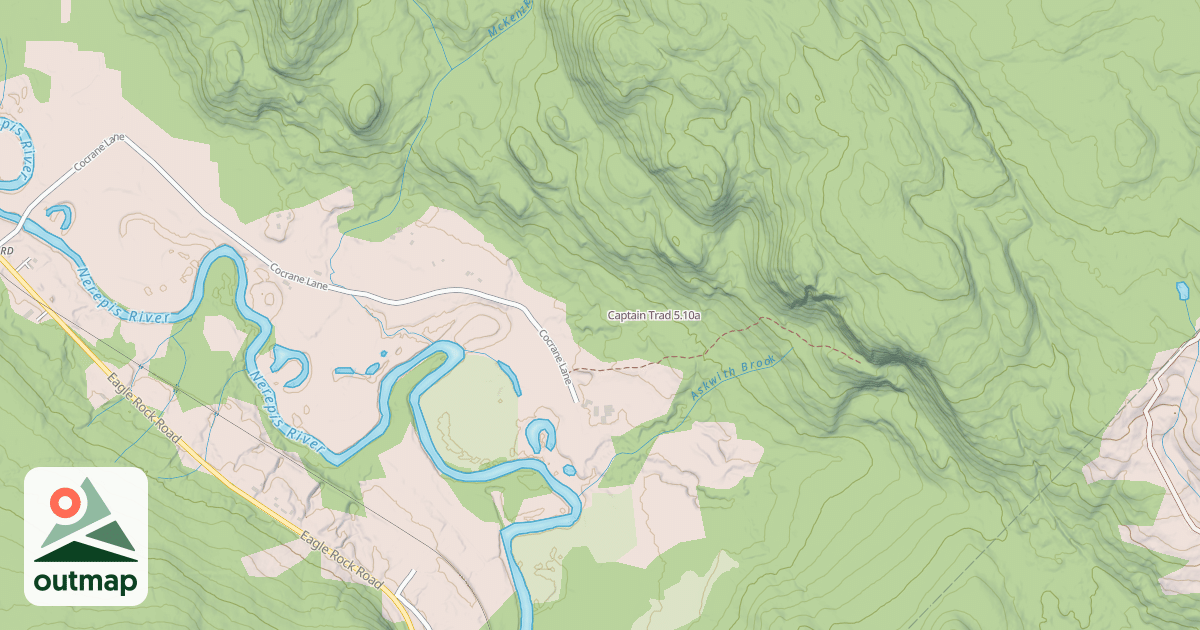 Map of Captain Trad
