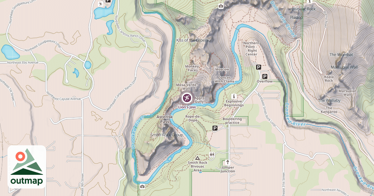 Map of Lion's Jaw