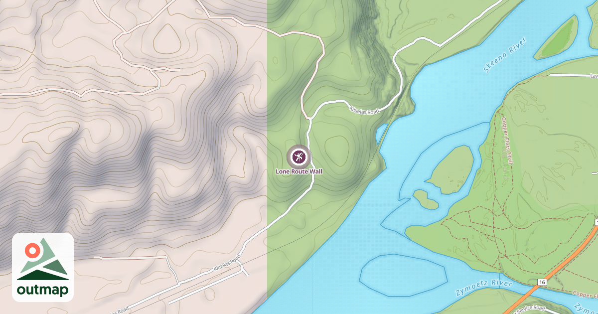 Map of Lone Route Wall