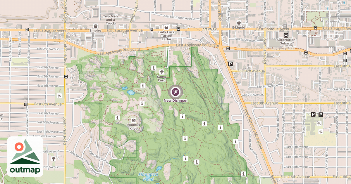 Map of New Dishman