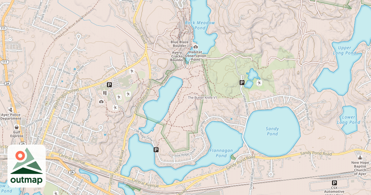 Map of The Butter Knife