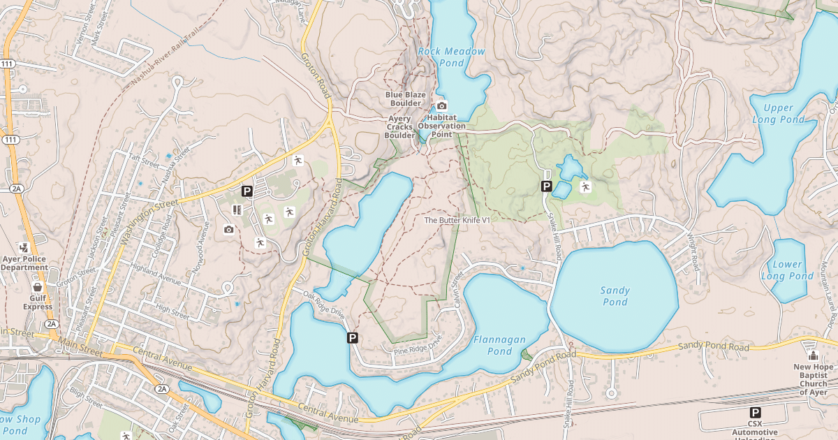 Map preview of The Butter Knife