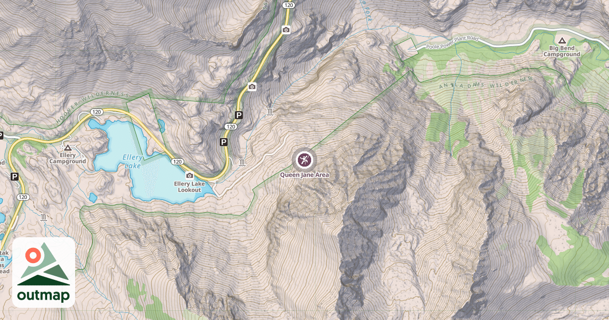 Map of Queen Jane Area