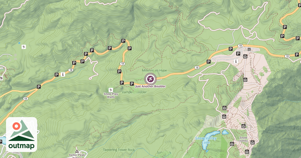 Map of Just Another Boulder