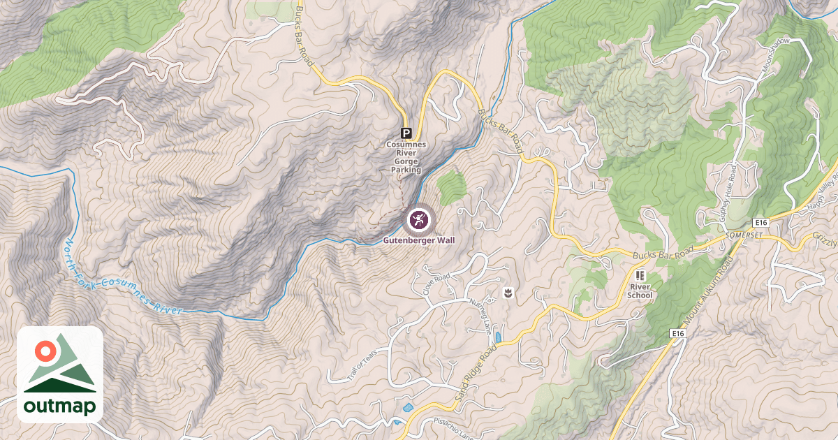 Map of Gutenberger Wall
