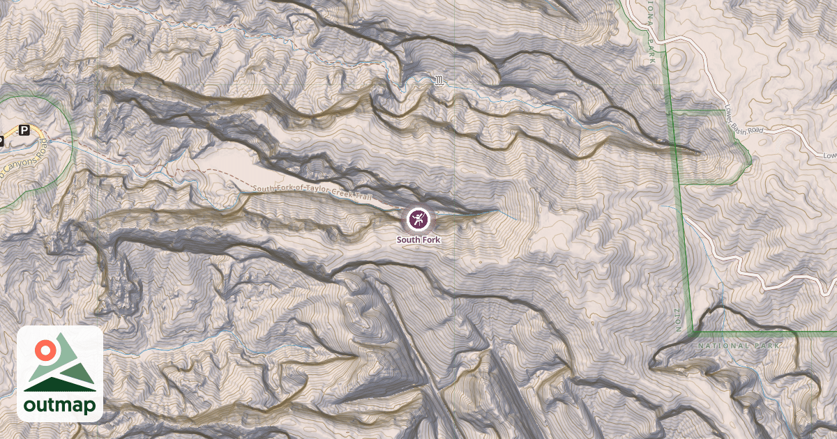 Map of South Fork