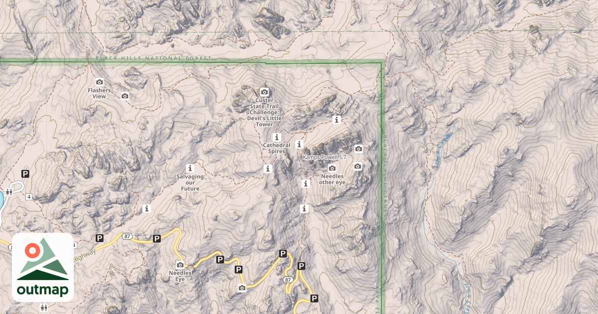 Map of Kamps-Powell