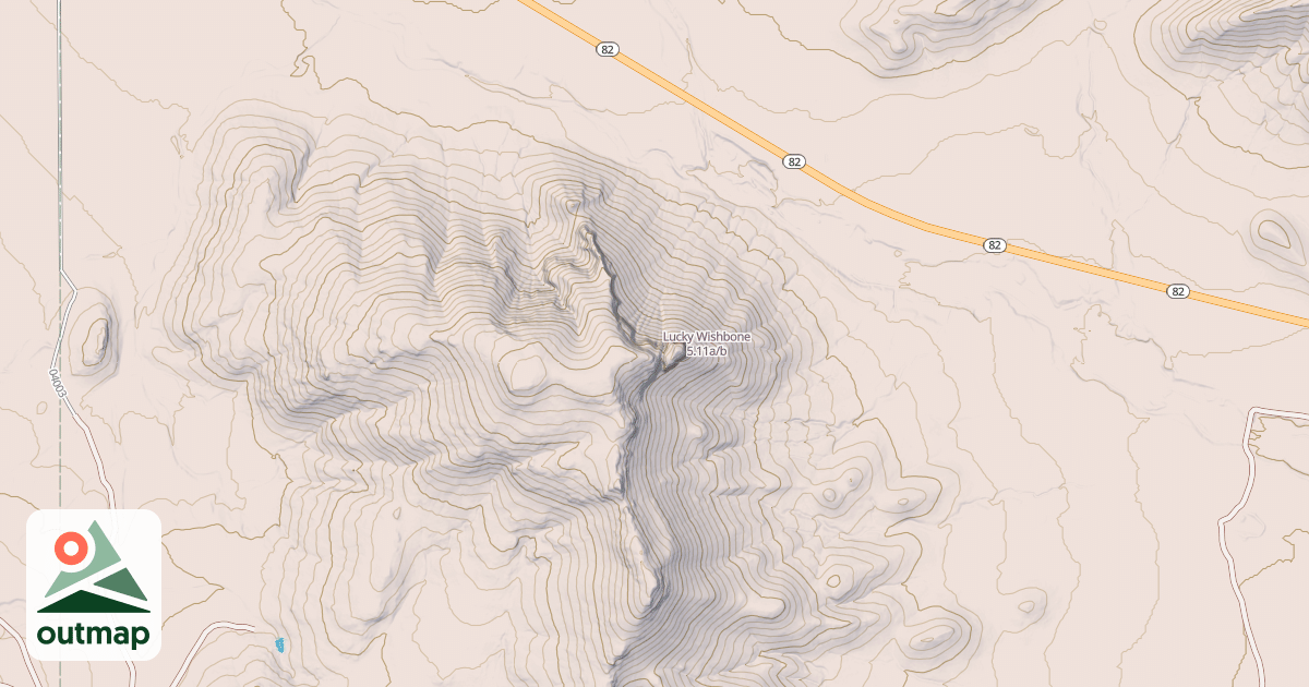 Map of Lucky Wishbone