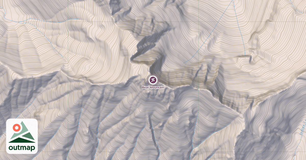 Map of Bear Mountain