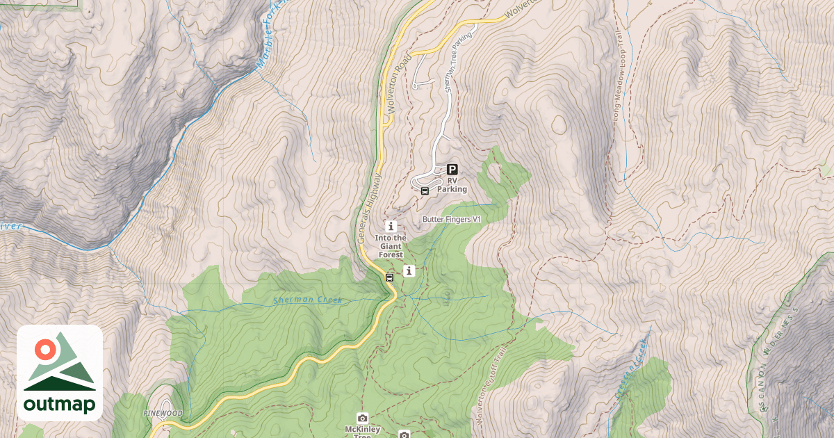 Map of Butter Fingers