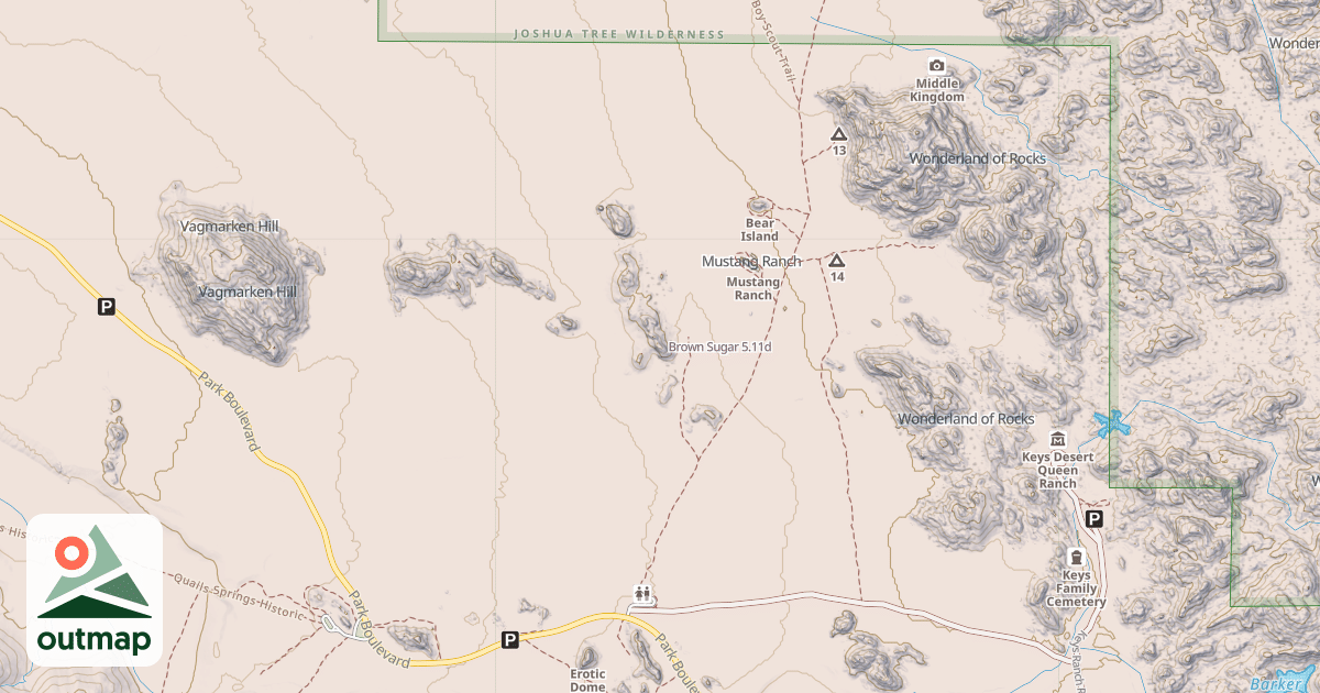 Map of Brown Sugar