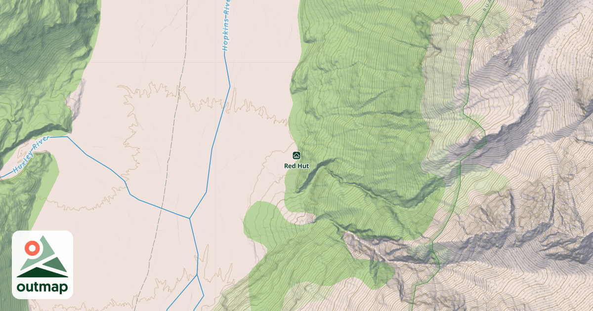 Map of Red Hut