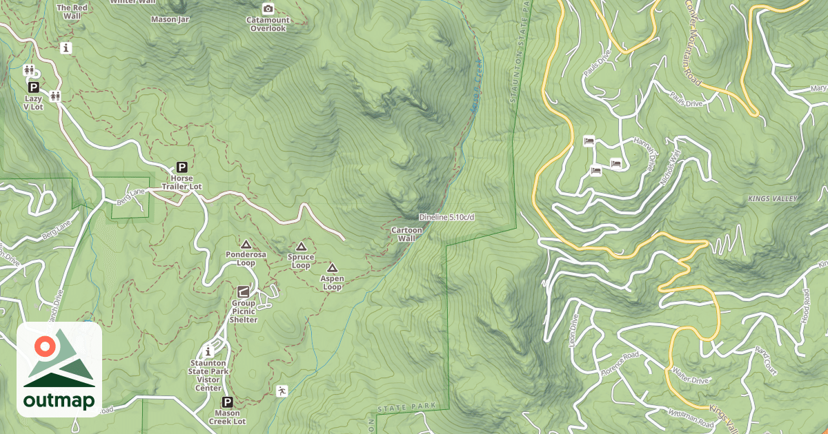Map of Dineline