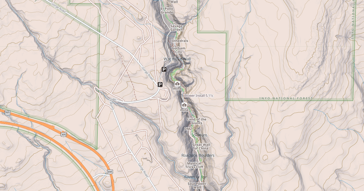 Map preview of Blower Install
