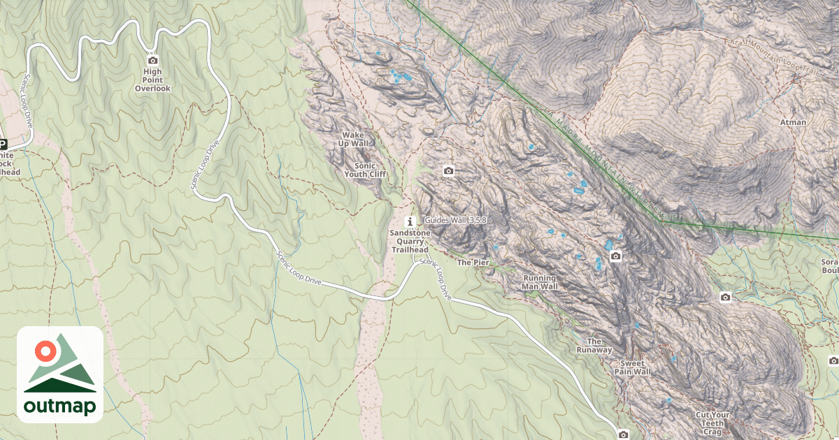 Map of Guides Wall  3