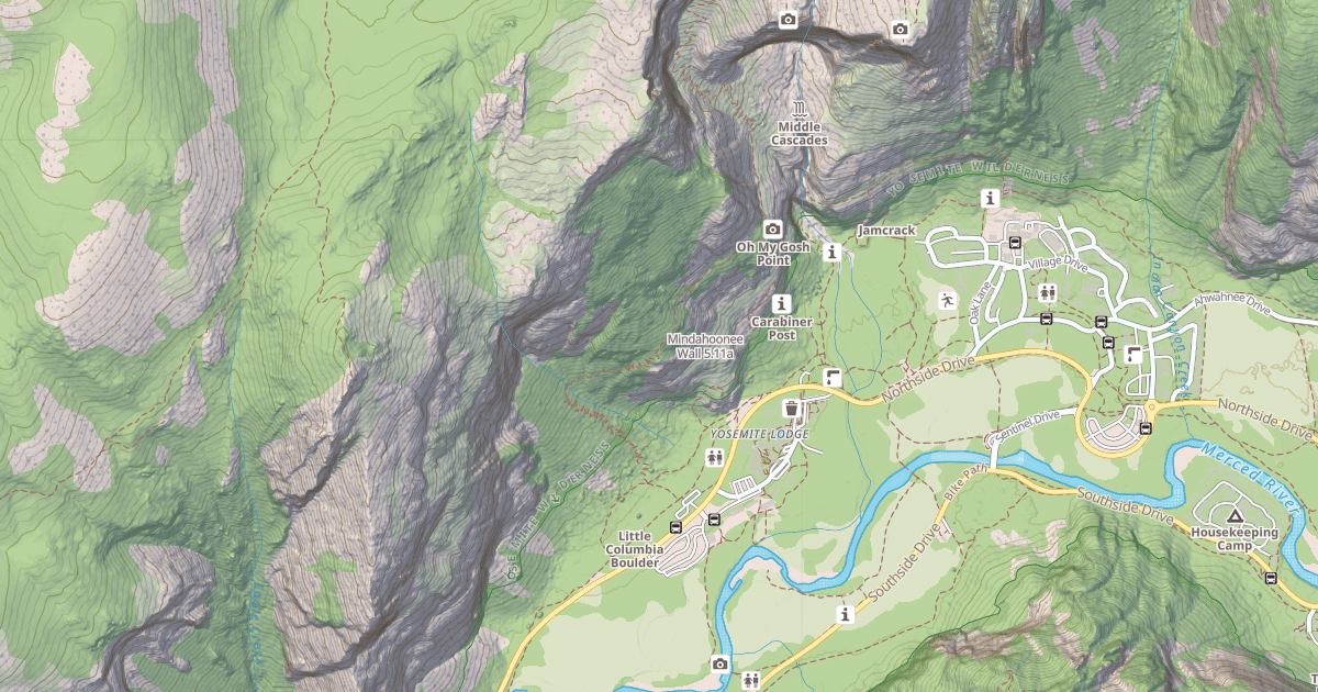 Map preview of Mindahoonee Wall