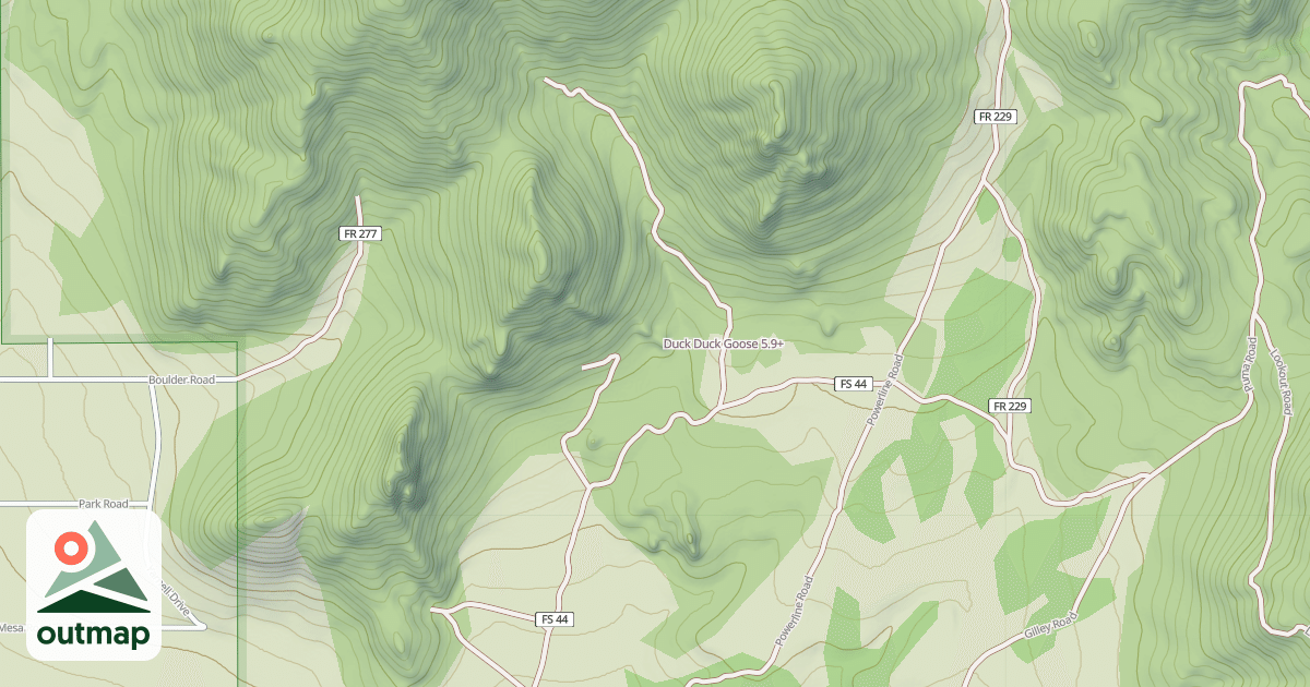 Map of Duck Duck Goose