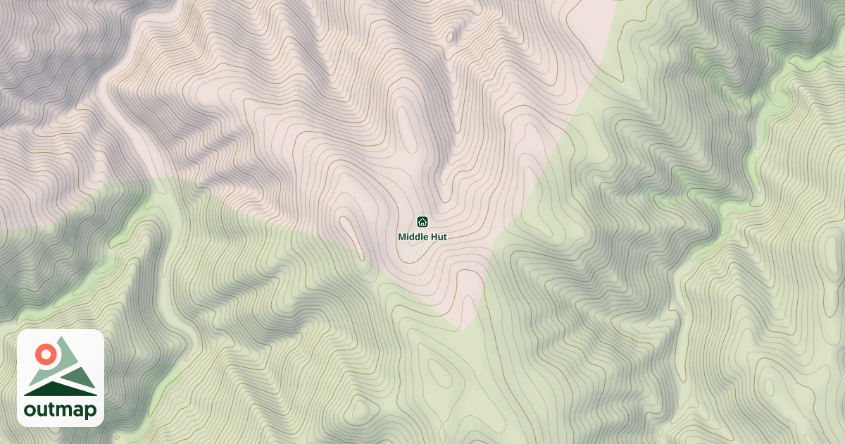 Map of Middle Hut