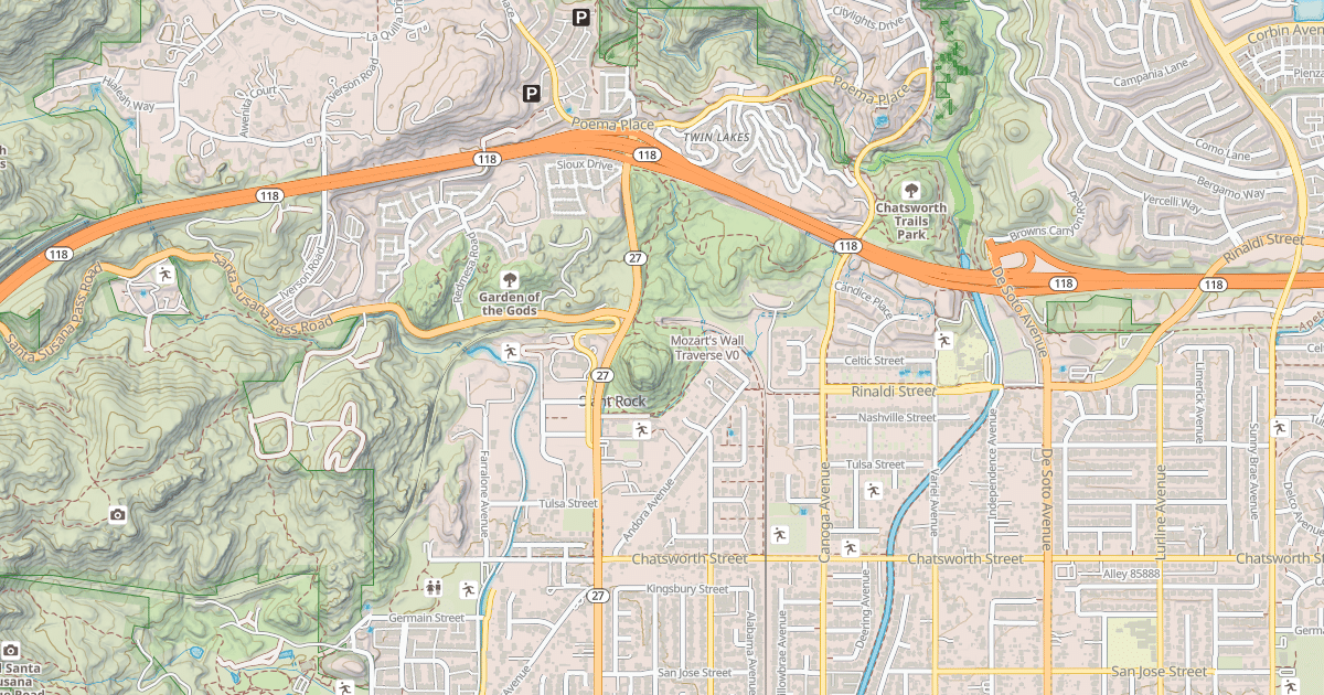 Map preview of Mozart's Wall Traverse