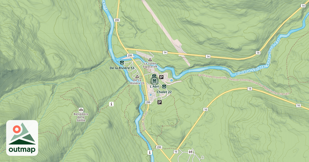 Map of L'Abri