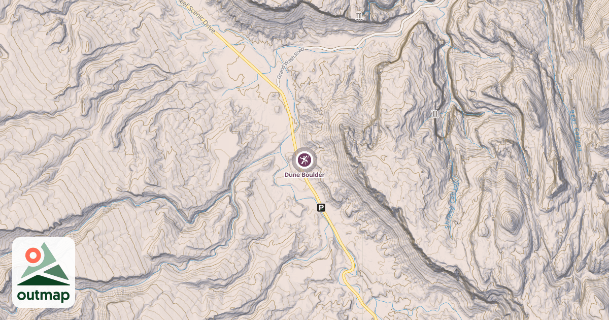 Map of Dune Boulder