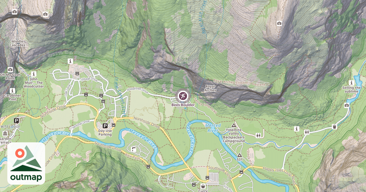 Map of Bees Boulder