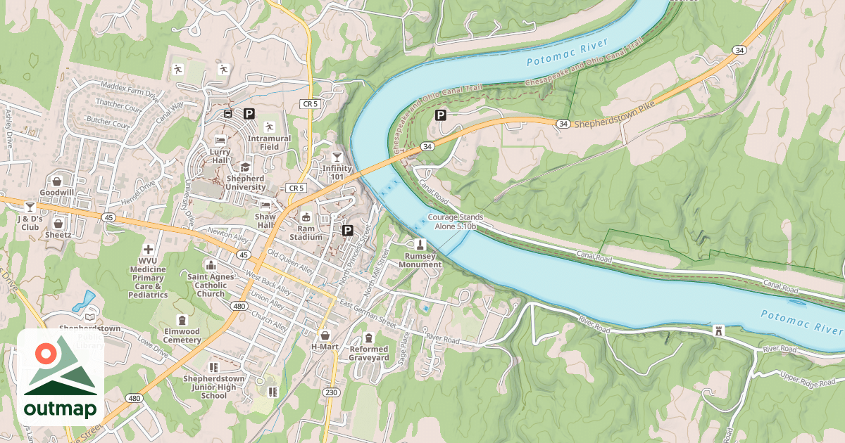 Map of Courage Stands Alone